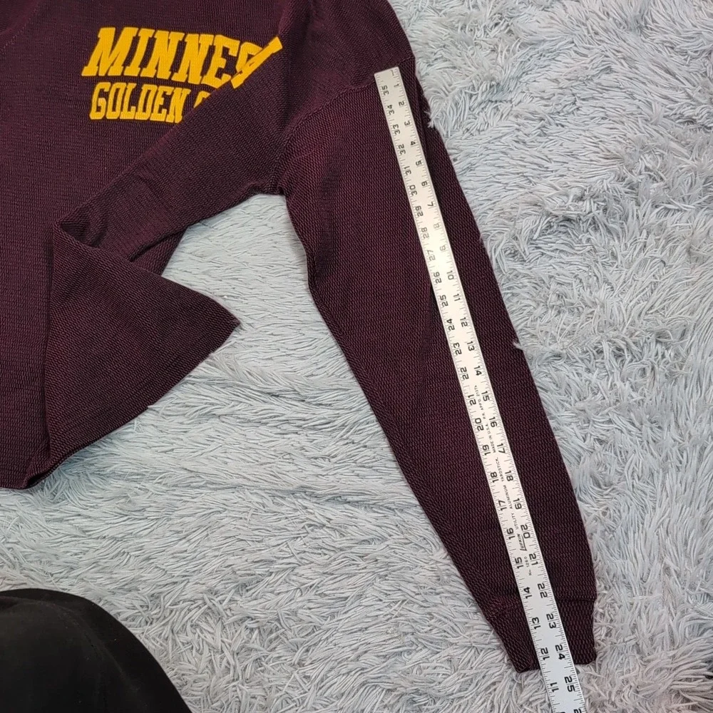 Minnesota Gophers Shirt Womens L Maroon‎ Cozy Comfort Casual Athletic Active